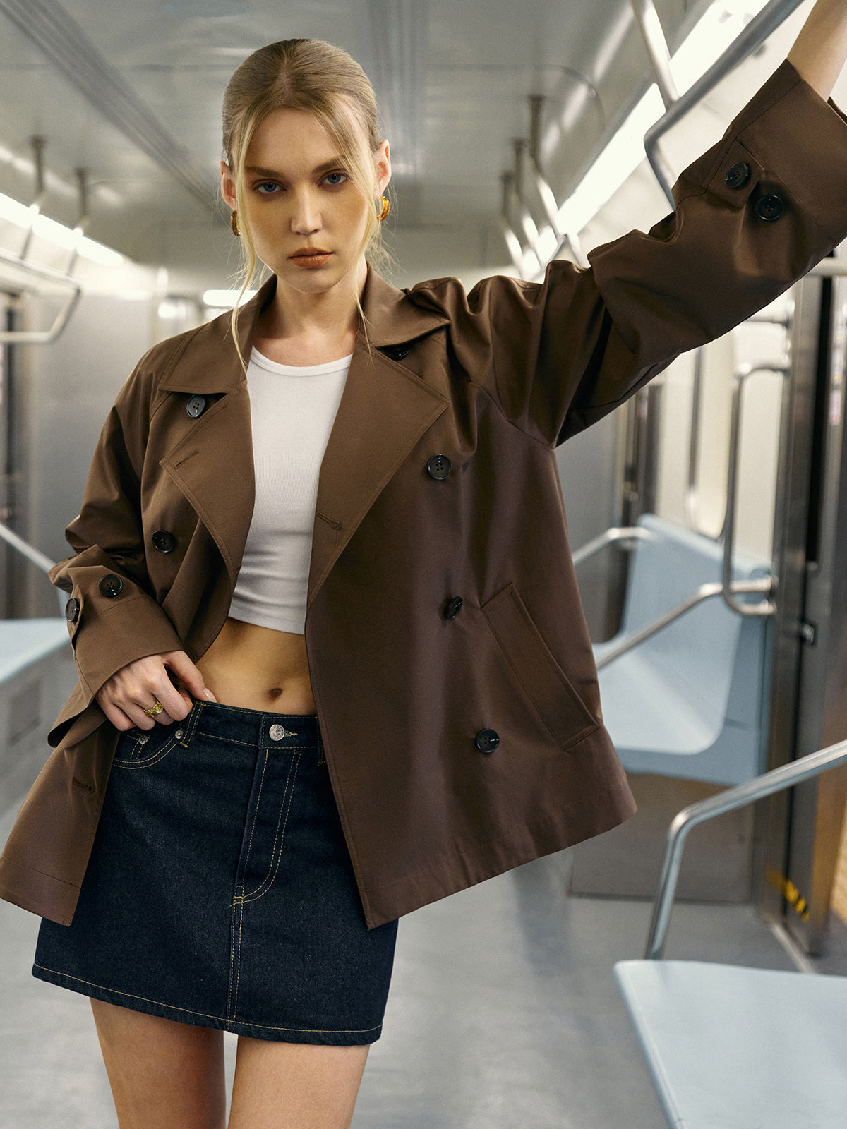 Double-Breasted Trench Coat Double-Breasted Trench Coat