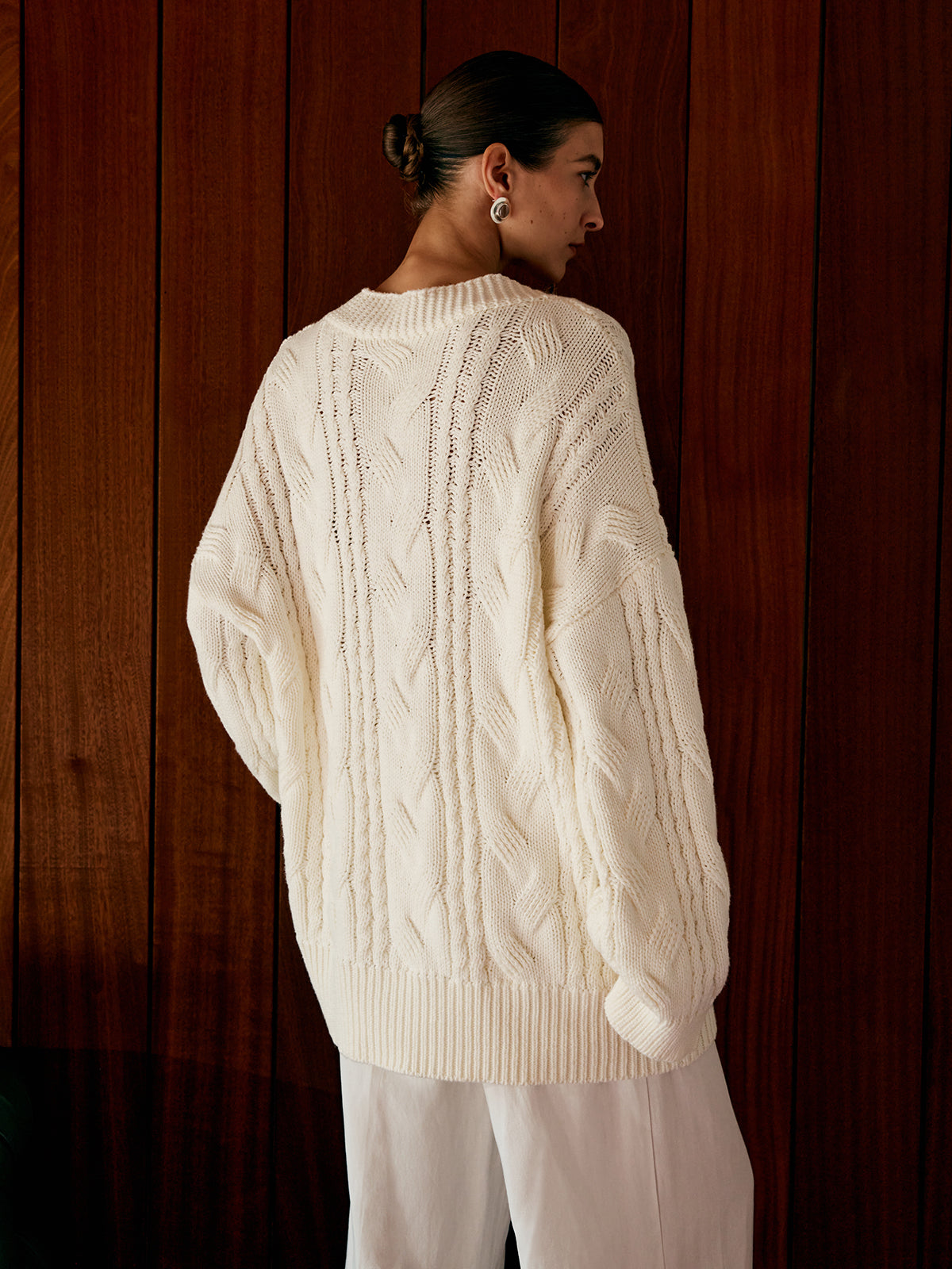 Oversized Cable Knit Outwear Oversized Cable Knit Outwear