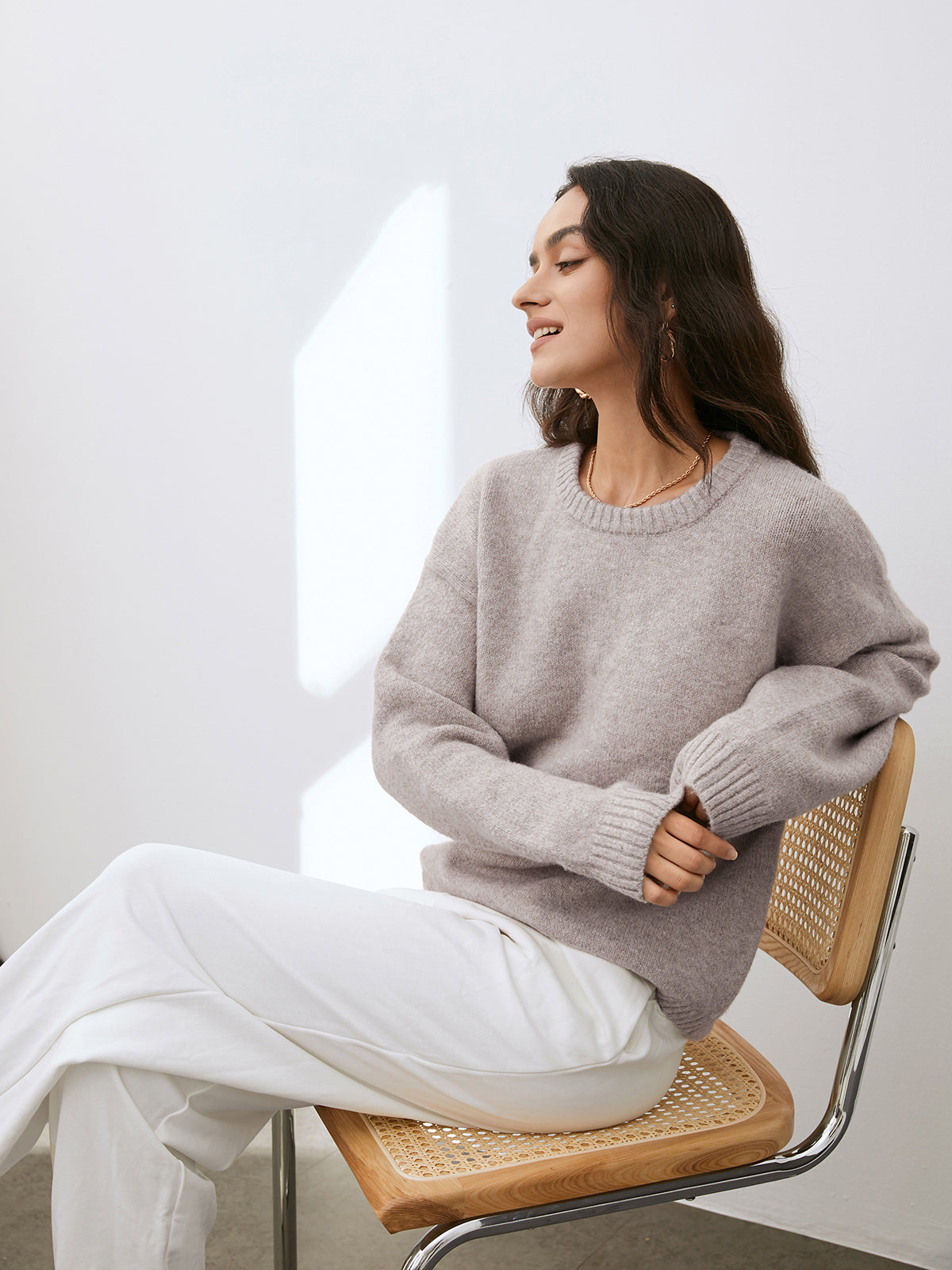Lightweight Cloud Weather Pullover Sweater Lightweight Cloud Weather Pullover Sweater