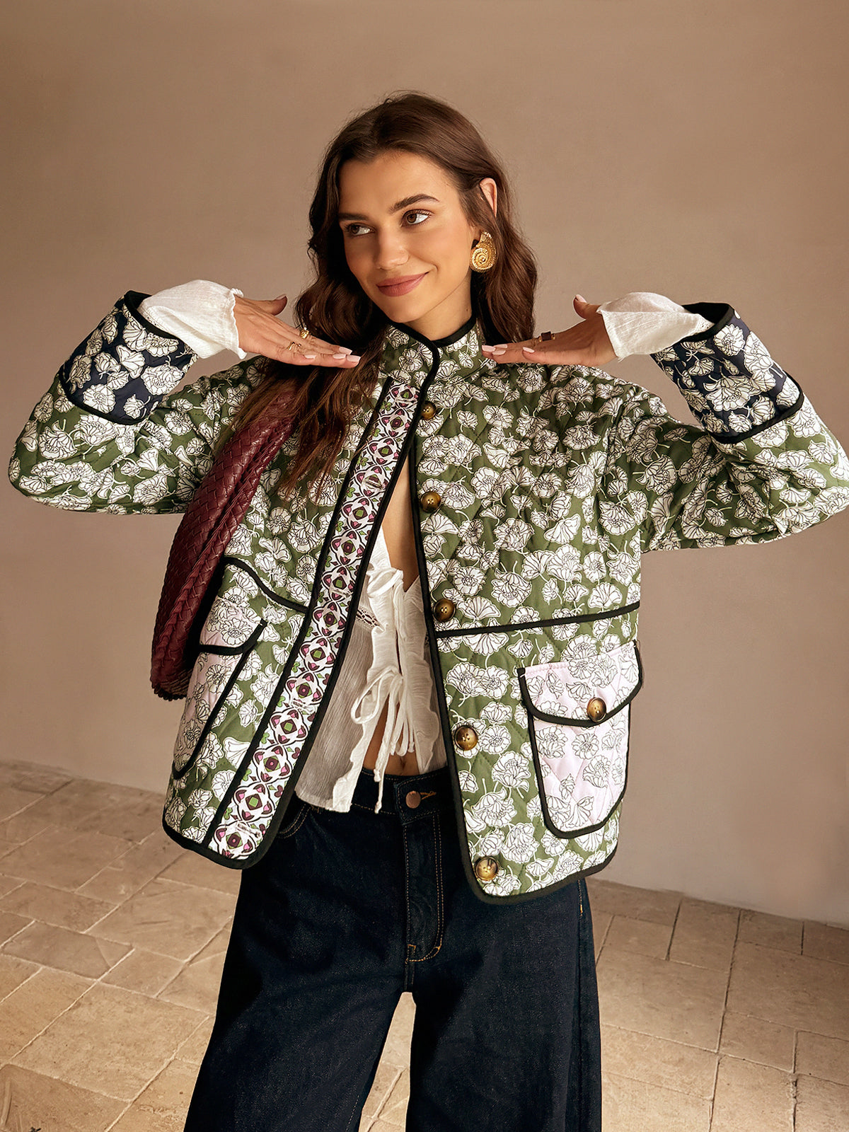 Boheme Flap Pockets Winter Coat Boheme Flap Pockets Winter Coat