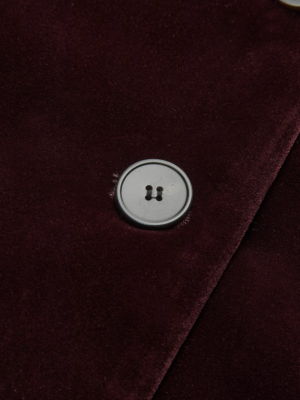 Velvet Lapel Short Blazer Velvet Lapel Short Blazer