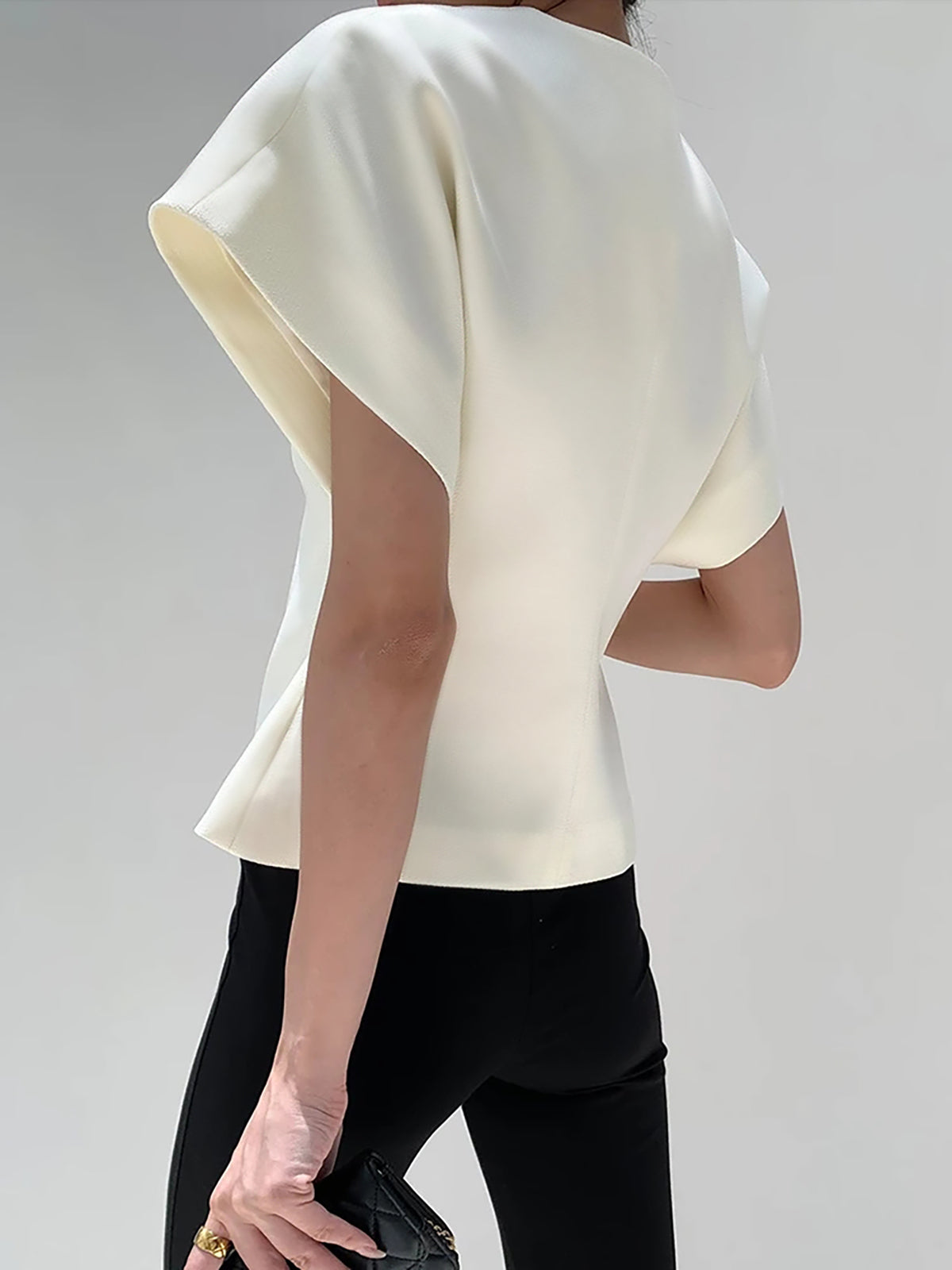Trendy V-Neck Button Down Blouse Trendy V-Neck Button Down Blouse