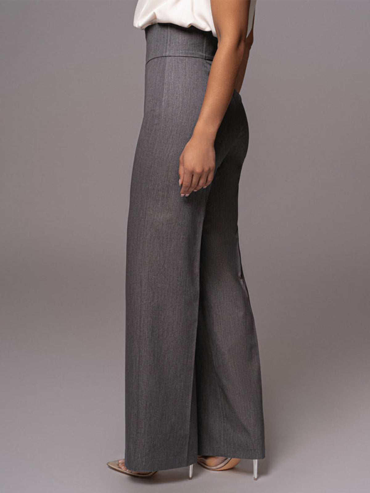 High Waistline Straight Leg Pants High Waistline Straight Leg Pants