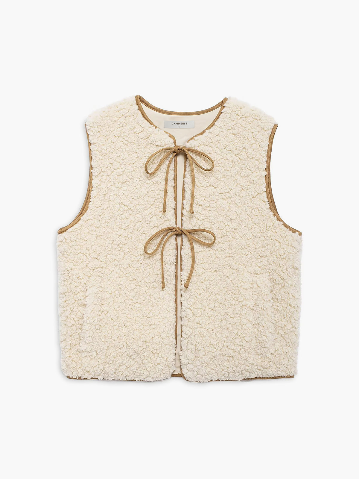 Lace Up Fleece Vest Lace Up Fleece Vest